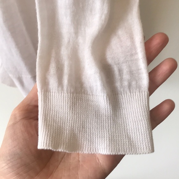 WHITE SEMI SHEER CARDIGAN - Picture 3 of 5